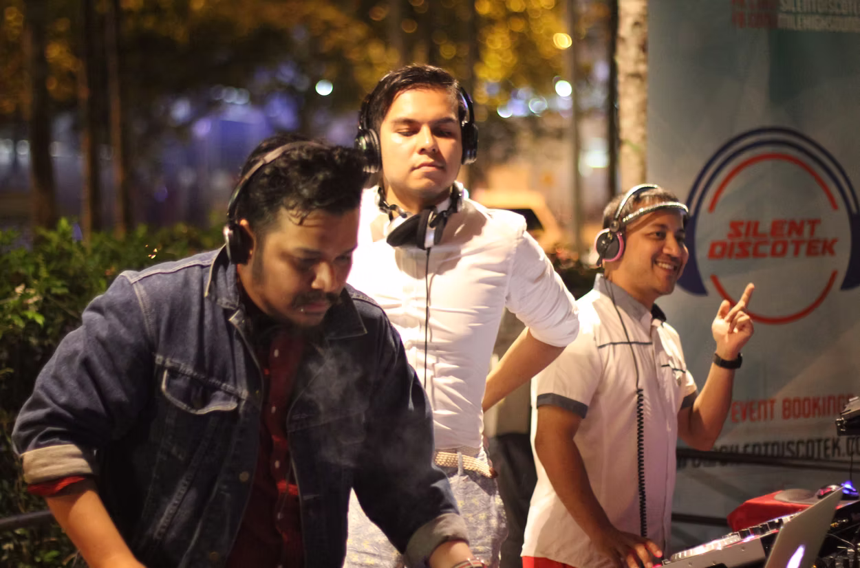 Silent Discotek event moment 10