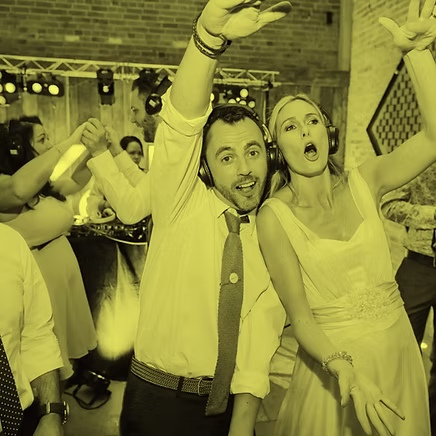 Corporate Events at a Silent Discotek event