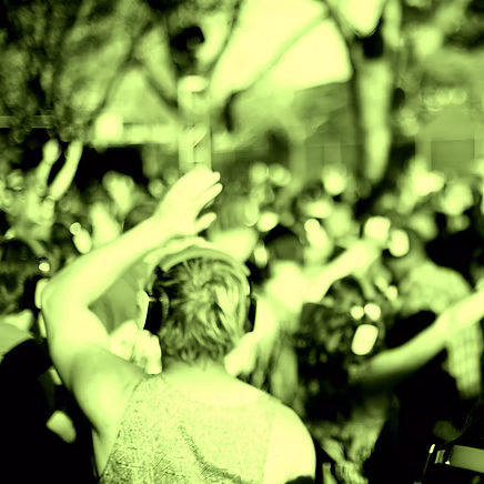 Music Festivals at a Silent Discotek event