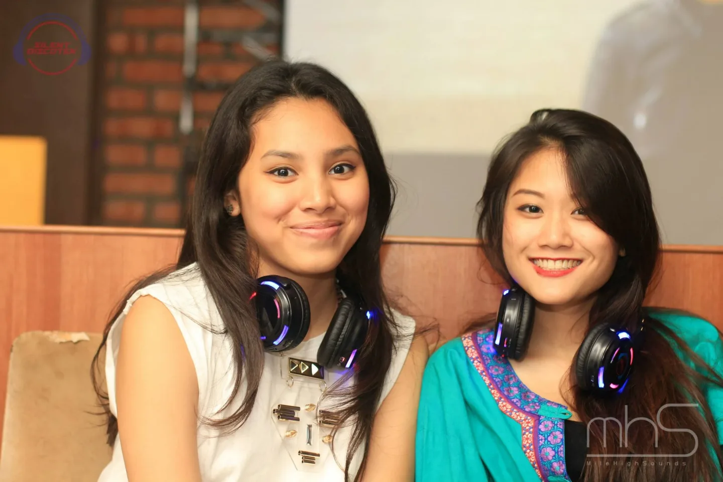 Guests sharing the listening experience at the Livescape album event
